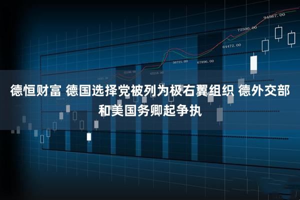 德恒财富 德国选择党被列为极右翼组织 德外交部和美国务卿起争执